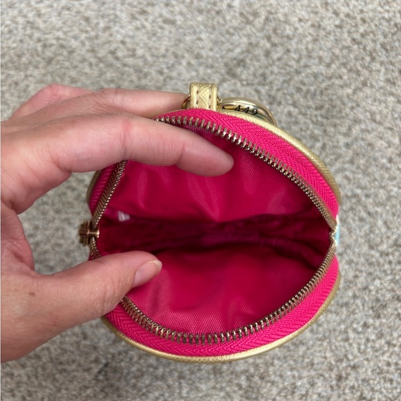 Spartina 449 Pineapple Zipper Pouch Bag Coin Purse Summer Beachy - Picture 3 of 6